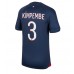 Billige Paris Saint-Germain Presnel Kimpembe #3 Hjemmebane Fodboldtrøjer 2023-24 Kortærmet